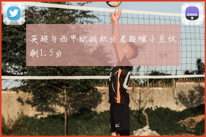 英超与西甲欧战积分差距缩小至仅剩1.5分