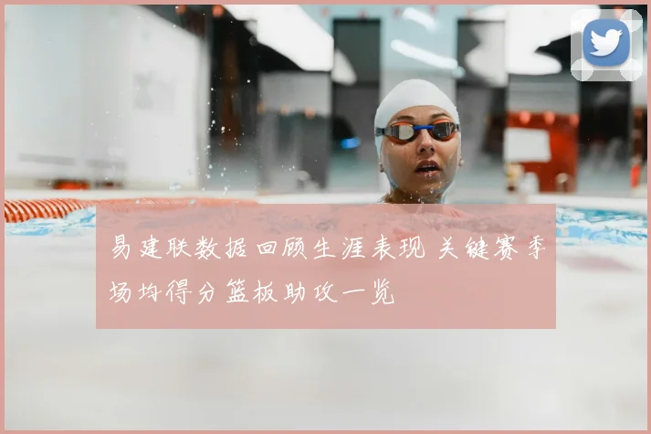 易建联数据回顾生涯表现 关键赛季场均得分篮板助攻一览